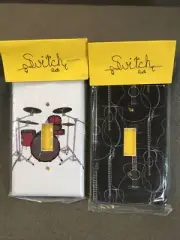 Switch Art Drums & Guitars Light Switch Covers