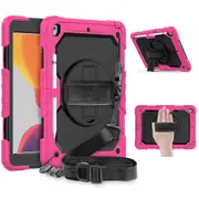 MCC Shockproof iPad 10.2" 2021 9th Gen Strap Rugged Case Cover Apple iPad9 [Magenta]