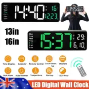 Digital Big Large Jumbo LED Wall Desk Clock Display With Calendar Temperature