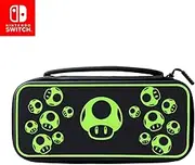PDP Gaming Offiziell lizenziert Switch Slim Deluxe Travel Case - Animal Crossing - Semi-Hardshell Protection - Protective PU Leather - Holds 14 Games - Works mit Switch OLED & Lite - Perfect für Kids