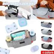 Mummy Bag Buggy Baby Organiser Storage Bottle Holder Stroller Cup Pram Pushchair