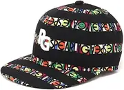 Parly Gates 053-5287605 Unisex Flat Brim Cap (Bionico Seal Border Pattern) / Golf Hat