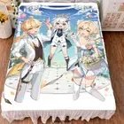 Bedclothes Game Genshin Impact Bed Sheet Bedding Warm Flannel Blanket 1.5x2M Y02