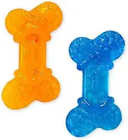 Nylabone Moderate Chew FlexiChew Bone Peanut Butter & Bacon XX-Small/Tiny (2 Count)