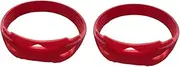 2Pcs Patella Tendon Knee Strap Patellar Support Strap Patella Band Knee Brace for Basketball, Red