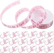 WOONEKY Baby Shower Games Decor 100pcs Mini Pacifier Toys Unique Ornaments for Boys' Girls' Shower
