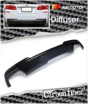 M Tech Look Carbon Rear Diffuser fit for 11+ BMW F10 F11 5-Series Sport Bumper (for: BMW)