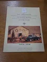1998 Toyota T100 Pickup Truck Print Ad 8x11