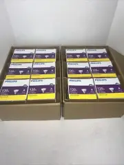 12) Philips Indoor/Outdoor LED Light Bulbs Bright White 120W PAR38 ( 12-Pack )