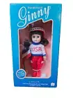 Vintage Dakin Ginny Doll 8” Posable Vinyl 1987 Flying A Kite 72-1180 NRFB