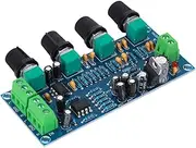 Preamp Tone Board Single Power Supply Eletrical Supplies NE5532 Amplifier Front Plate Volume Control Amplifier DC 12-24V AC 8-19V