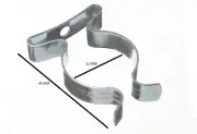 Tool Storage Spring Terry Clips 1 Inch 25mm BZP Pack Of 12