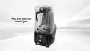 NEW Two Jars 1500W Commercial Blender High Performance Fruit Smoothie Maker ETL