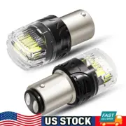 54-SMD LED BAY15D 1157 P21/5W CANBUS BRAKE STOP TAIL LIGHTS LAMP SUPER WHITE BR (for: Renault)