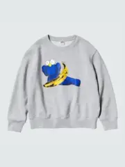 Uniqlo KAWS x Warhol Sweatshirt Gray 472951 Size S NWT