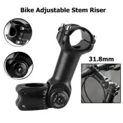 60 Degree 31.8mm MTB Bicycle Handlebar Mountain Bike Road Adjustable Stem Riser