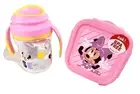 Disney Minnie Mouse Kids Baby Sipper Bottle & Food Storage Container