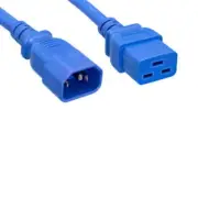 2 Ft BLU Power Cable for HP HPE Aruba CX6400 CX8400 Switch Series Jumper Cord PD