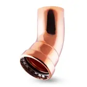QDTG2622 Copper 45 Degree Street Elbow, 4 in. Press x FTG- Large