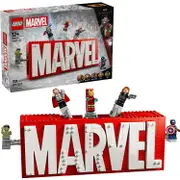 LEGO 76313 MARVEL Logo & Minifigures - Marvel Super Heroes