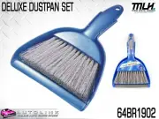 MLH DELUXE DUSTPAN & BRUSH SET - SCRATCH FREE BRISTLES ( 64BR1902 )