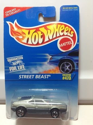 HOT WHEELS #473 1996 STREET BEAST '50s RETRO ORIGINAL 1:64 DIE-CAST