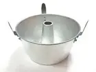 2 pcs 20cm CHIFFON ANGEL CAKE (Babka) Pot Pan Oven Baking Tin Alu. Italy