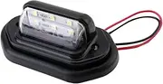 CHILDWEET Universal Fit Car Lamp License Plate Light Bright Led White Light 10-30v Abs Plastic Easy Installation Warning Lights
