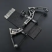 TOPARCHERY Mini Compound Bow Archery Bow and Arrow Set Hunting Target Games Pocket Bow Archery Gift