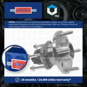 Wheel Bearing Kit fits DAEWOO NUBIRA J200 1.4 Rear 03 to 04 With ABS F14D3 B&B