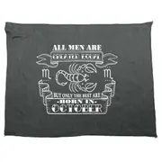 October Scorpio Birthday All Men Are Created Equal - Funny Novelty Soft Sport Microfiber Towel