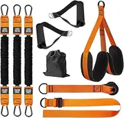 Pull Up Band, Assisted Pull Up Straps, Adjustable Workout Straps, Multifunctional Upper Body Workout Equipment for Doorway Training, Exercise, Fitness, Home Gym Training