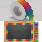 Rainbow Classroom Decor Chalkboard For Wall Bulletin Board Desks Border Trim 20M
