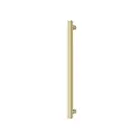 Phoenix Tapware Heated Towel Rail Square Bar 600mm Brushed Gold 651-8760-12