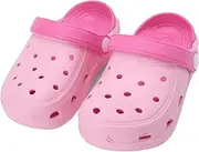 [ihinzry] Toddler Garden Clogs Kids Classic Garden Shoes Slip On for Boys Girls Children Closed Toe Outdoor Slippers