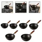 Nonstick Wok Gas Induction Cooker Stir Fry Pan for Kitchen Home Restaurant