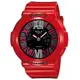 【CASIO】BABY-G 螢光霓虹懸浮時刻腕錶-紅X黑(BGA-160-4B)正版宏崑公司貨