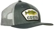 XL FIT TRUCKER PATCH BASS FQS900031 COSTA HATS GREEN ONESIZE MEN