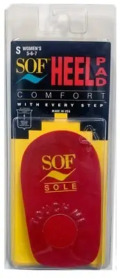 SOF SOLE HEEL PADS (MEN'S, WOMENS) 1 PAIR FOR HEELS AND BOOTS NEW