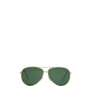 METAL FRAME 01 SUNGLASSES IN METAL WITH MINERAL GLASS LENSES One size Green