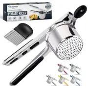 Potato Ricer - Stainless Steel Potatoes Masher and Slicer for Mashed Potatoes...