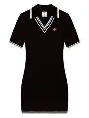[Casablanca] Casablanca-Abito A Coste Con Scollo A Lupetto-Donna XS