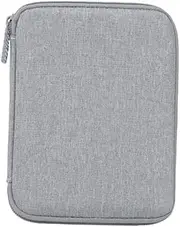 Digital Accessories Storage Bag Mini Cable Organizer for Cables Earphones Power Banks Single Layer Durable Grey Pouch for Travel and Electronics Protection
