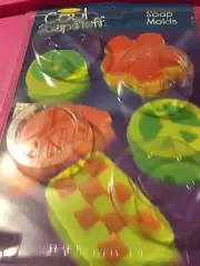 COOL SOAP STUFF SOAP MOLDS SMILEY FACE & PEACE SIGN NEW