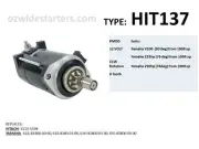 Yamaha starter motor suits various 200, 225, 250hp models from 1990 up