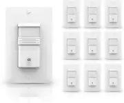 4Pack In-Wall PIR Motion Sensor Light Switch, Single Pole Motion Activated Switc