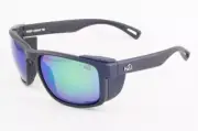 H2Optix REEF H2008 Matte Black / Brown Green Flash Mirror Polarized Sunglasses