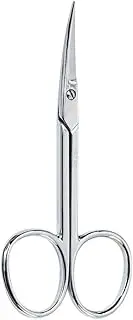 CUTICLE SCISSORS curved chrome plated manicure 1 pc