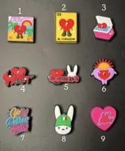Bad Bunny 9 PC Shoe Charm