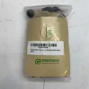Grepaco Black plastic cord locks and wall hook 50 Piece